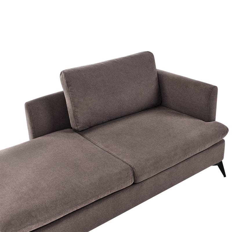 Divaani Sievoz - Ruskea, Musta/Oikealle - Huonekalut - Tuoli & nojatuoli - Nojatuoli & lepotuoli - Makuutuoli & divaanituoli