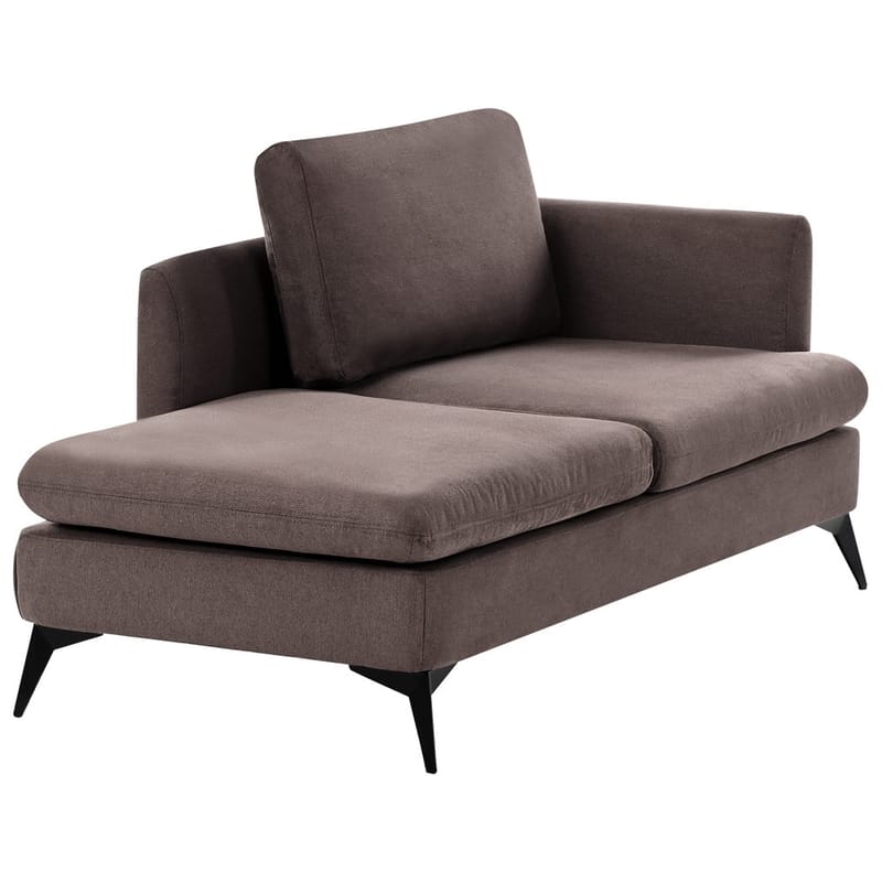 Divaani Sievoz - Ruskea, Musta/Oikealle - Huonekalut - Tuoli & nojatuoli - Nojatuoli & lepotuoli - Makuutuoli & divaanituoli