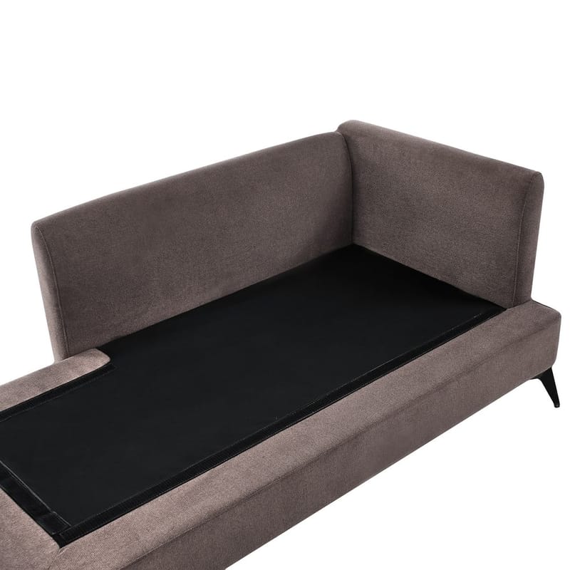 Divaani Sievoz - Ruskea, Musta/Oikealle - Huonekalut - Tuoli & nojatuoli - Nojatuoli & lepotuoli - Makuutuoli & divaanituoli