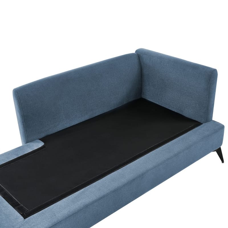 Divaani Sievoz - Sininen, Musta/Oikeakätinen - Huonekalut - Tuoli & nojatuoli - Nojatuoli & lepotuoli - Makuutuoli & divaanituoli