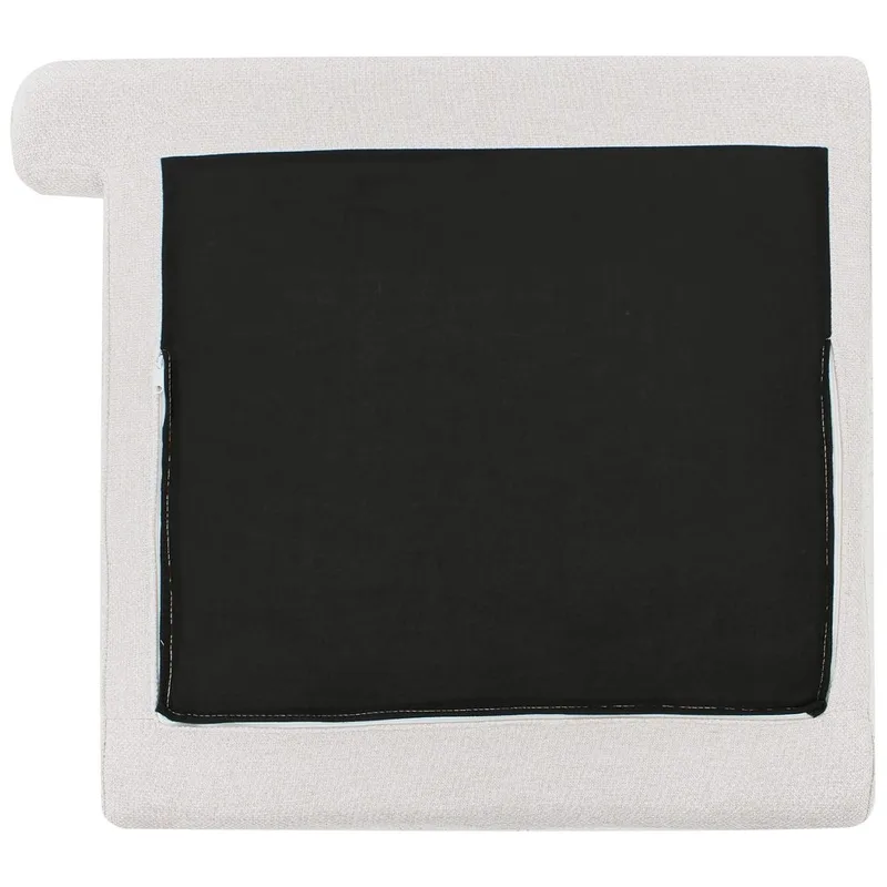 Divaani Sievoz - Vaaleanbeige, musta/Vasemmanpuoleinen - Huonekalut - Tuoli & nojatuoli - Nojatuoli & lepotuoli - Makuutuoli & divaanituoli