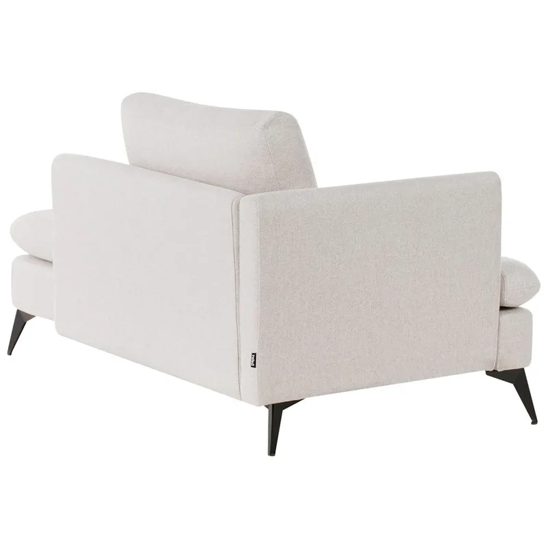 Divaani Sievoz - Vaaleanbeige, musta/Vasemmanpuoleinen - Huonekalut - Tuoli & nojatuoli - Nojatuoli & lepotuoli - Makuutuoli & divaanituoli