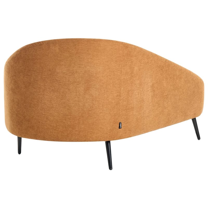 Divaani Valreas - Oranssi, musta/Oikeakätinen - Huonekalut - Tuoli & nojatuoli - Nojatuoli & lepotuoli - Makuutuoli & divaanituoli