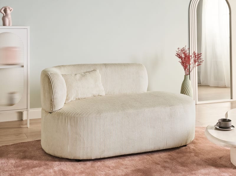Divaani Vanvey, vasenkätinen - Vaalea beige - Huonekalut - Sohva - Sohvasängyt