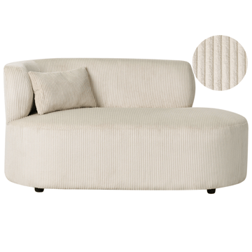 Divaani Vanvey, vasenkätinen - Vaalea beige - Huonekalut - Sohva - Sohvasängyt