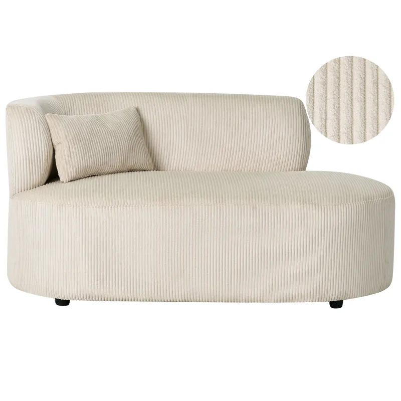 Divaani Vanvey, vasenkätinen - Vaalea beige - Huonekalut - Sohva - Sohvasängyt