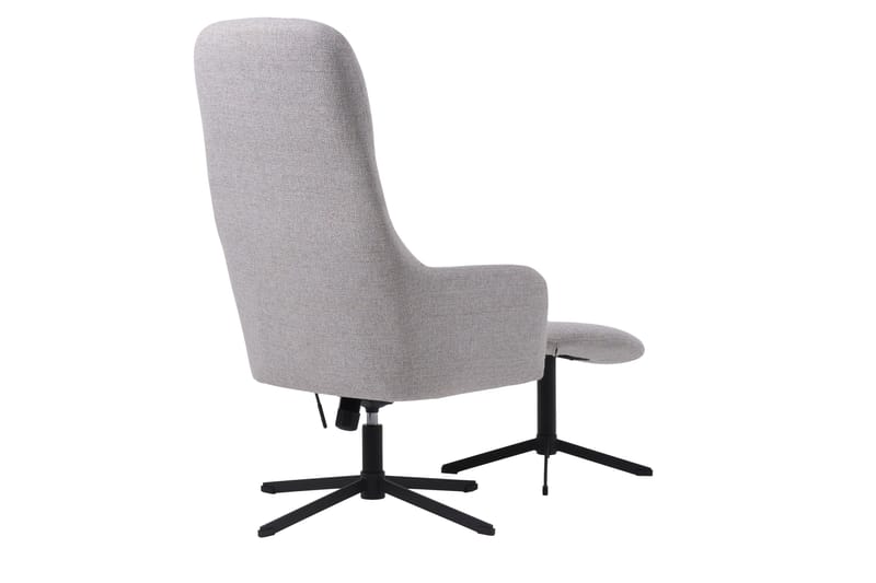 Dominique Recliner-nojatuoli - Vaaleanharmaa - Huonekalut - Tuoli & nojatuoli - Nojatuoli & lepotuoli - Nojatuoli rahilla