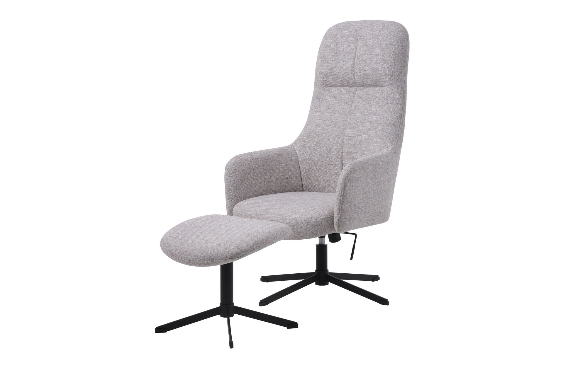 Dominique Recliner-nojatuoli - Vaaleanharmaa