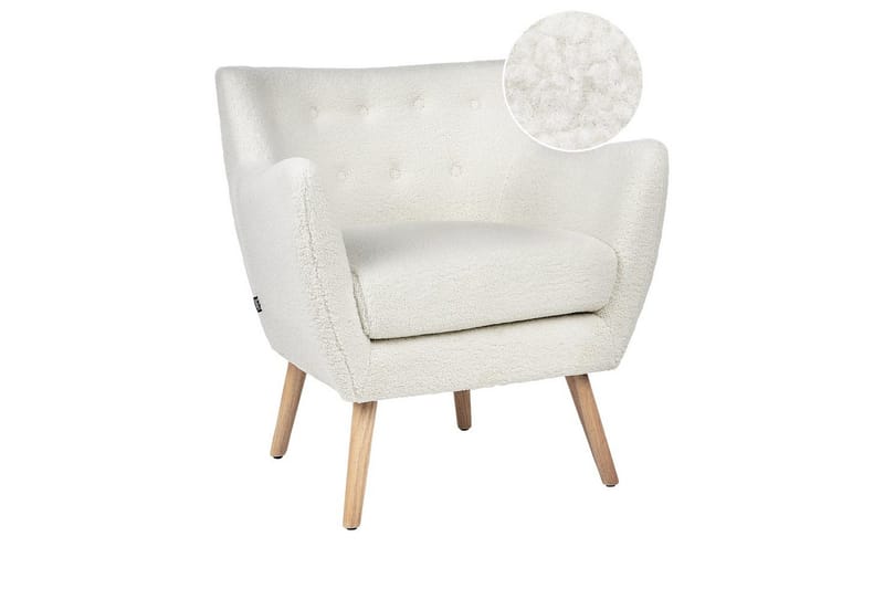 Nojatuoli Drammen Valkoinen/vaalea puu, Valkoinen/vaalea puu