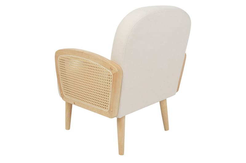 Nojatuoli Dvenberg - Beige, vaalea puu - Huonekalut - Tuoli & nojatuoli - Nojatuoli & lepotuoli