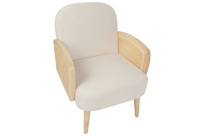 Nojatuoli Dvenberg - Beige, vaalea puu - Huonekalut - Tuoli & nojatuoli - Nojatuoli & lepotuoli