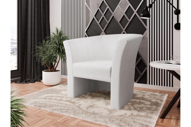 Dynir nojatuoli - Valkoinen - Huonekalut - Tuoli & nojatuoli - Nojatuoli & lepotuoli - Klubituolit