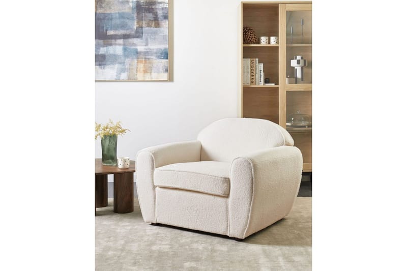 Nojatuoli Ellede - Beige - Huonekalut - Tuoli & nojatuoli - Nojatuoli & lepotuoli