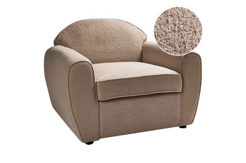 Nojatuoli Ellede - Ruskea - Huonekalut - Tuoli & nojatuoli - Nojatuoli & lepotuoli