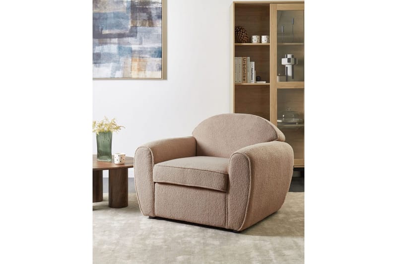 Nojatuoli Ellede - Ruskea - Huonekalut - Tuoli & nojatuoli - Nojatuoli & lepotuoli