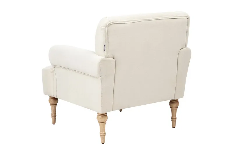 Nojatuoli Fredros - Beige, vaalea puu - Huonekalut - Tuoli & nojatuoli - Nojatuoli & lepotuoli