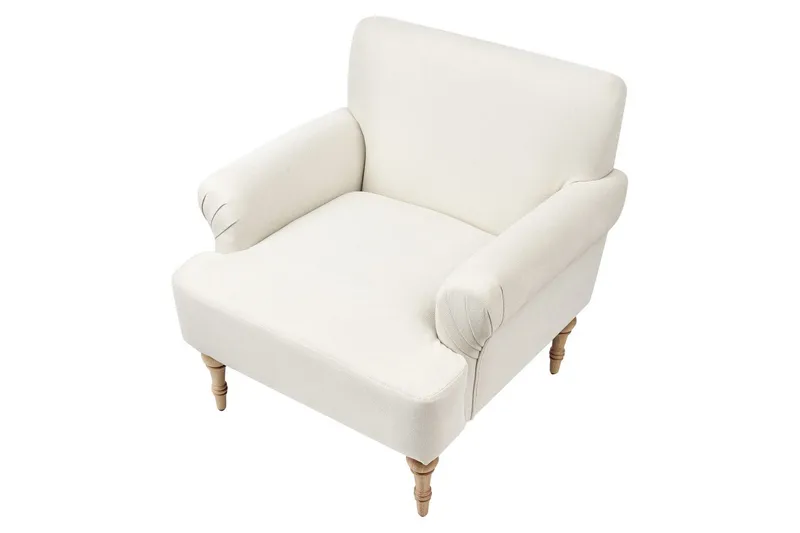 Nojatuoli Fredros - Beige, vaalea puu - Huonekalut - Tuoli & nojatuoli - Nojatuoli & lepotuoli