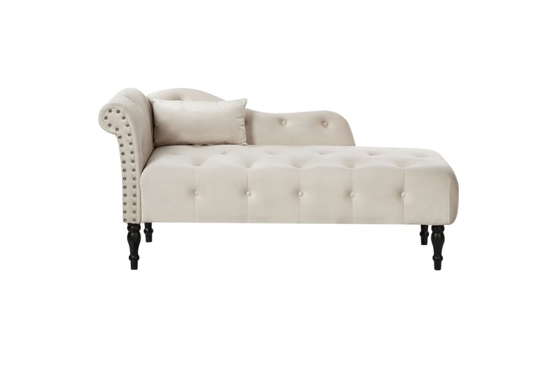 Frostorp Lepotuoli 152 cm - Beige/Musta - Huonekalut - Tuoli & nojatuoli - Nojatuoli & lepotuoli - Makuutuoli & divaanituoli