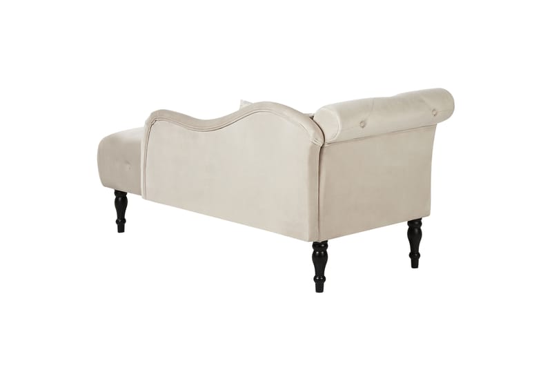 Frostorp Lepotuoli 152 cm - Beige/Musta - Huonekalut - Tuoli & nojatuoli - Nojatuoli & lepotuoli - Makuutuoli & divaanituoli