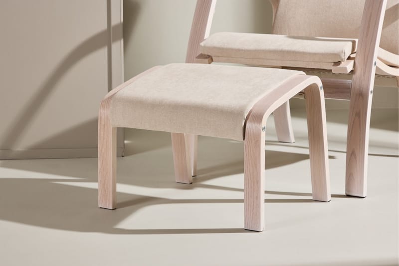 Nojatuoli Grötö - Vaaleanharmaa - Huonekalut - Tuoli & nojatuoli - Nojatuoli & lepotuoli