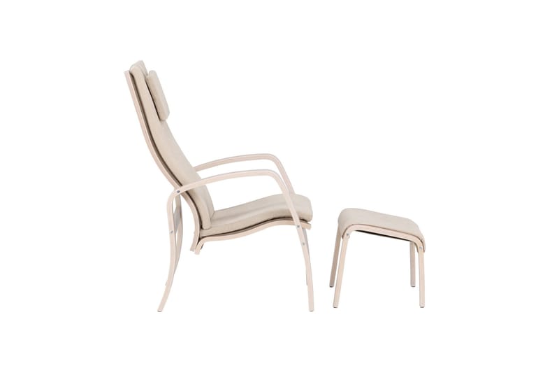 Nojatuoli Grötö - Vaaleanharmaa - Huonekalut - Tuoli & nojatuoli - Nojatuoli & lepotuoli