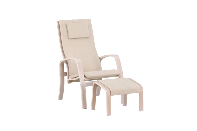 Nojatuoli Grötö - Vaaleanharmaa - Huonekalut - Tuoli & nojatuoli - Nojatuoli & lepotuoli