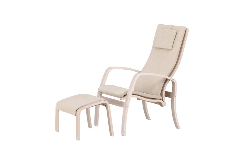 Nojatuoli Grötö - Vaaleanharmaa - Huonekalut - Tuoli & nojatuoli - Nojatuoli & lepotuoli