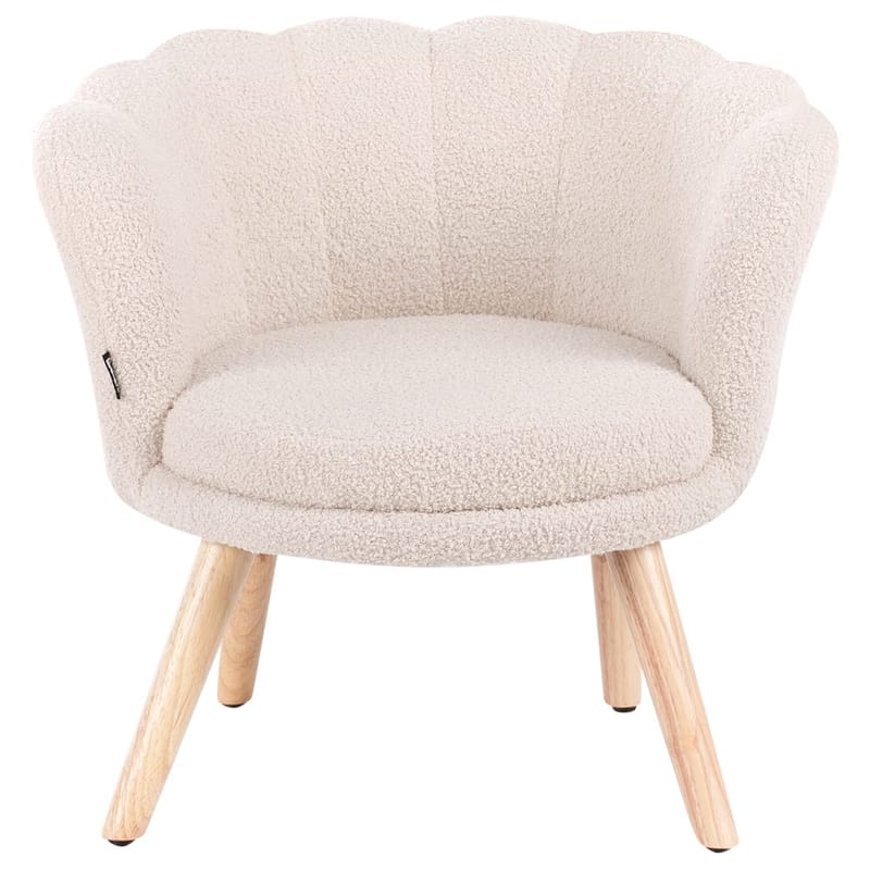 Nojatuoli Halby - Beige, vaalea puu - Huonekalut - Tuoli & nojatuoli - Nojatuoli & lepotuoli - Howard-nojatuolit