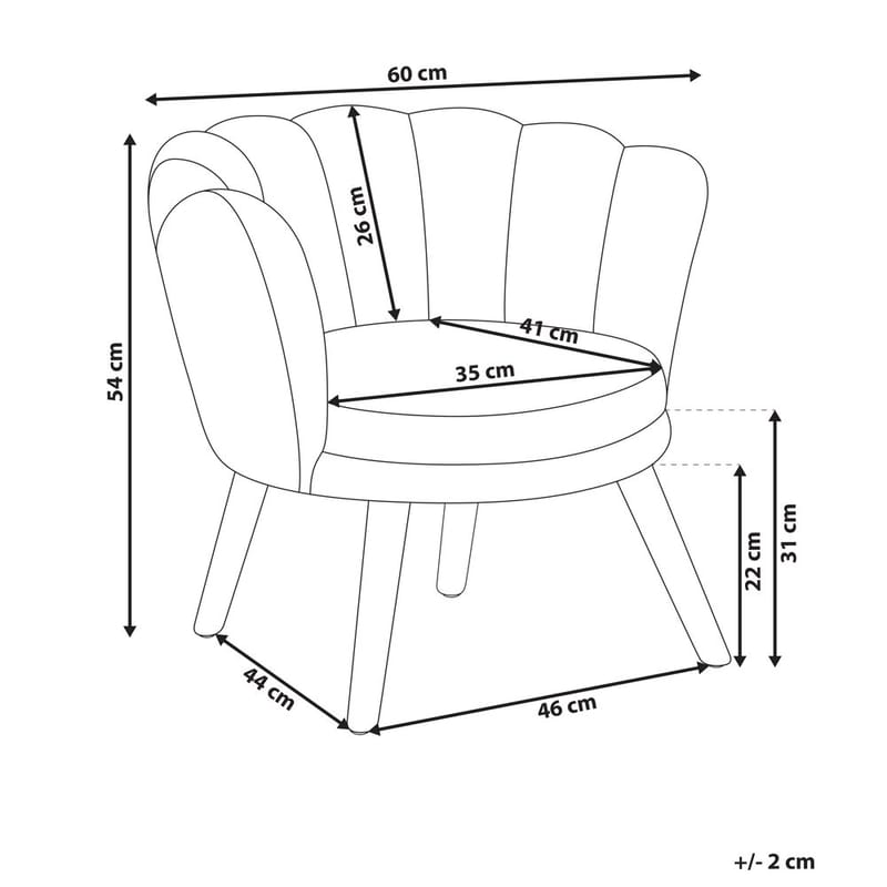 Nojatuoli Halby - Vaaleanpunainen, Vaalea puu - Huonekalut - Tuoli & nojatuoli - Nojatuoli & lepotuoli - Howard-nojatuolit