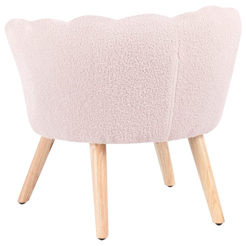 Nojatuoli Halby - Vaaleanpunainen, Vaalea puu - Huonekalut - Tuoli & nojatuoli - Nojatuoli & lepotuoli - Howard-nojatuolit