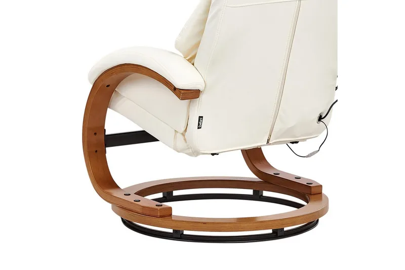 Hierontatuoli Force - Valkoinen, vaalea puu - Huonekalut - Tuoli & nojatuoli - Nojatuoli & lepotuoli - Hierontatuolit