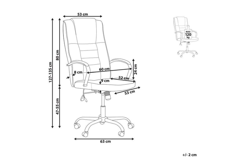 Hierontatuoli Grandeur Beige/Hopea - Beige/Hopea - Huonekalut - Tuoli & nojatuoli - Nojatuoli & lepotuoli - Hierontatuolit