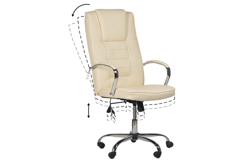 Hierontatuoli Grandeur Beige/Hopea - Beige/Hopea - Huonekalut - Tuoli & nojatuoli - Nojatuoli & lepotuoli - Hierontatuolit