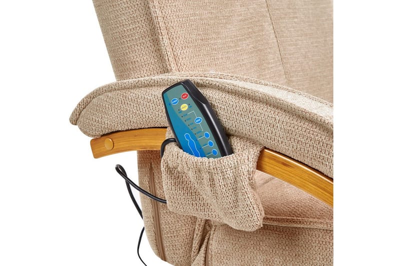 Hierontatuoli Hero - Beige, Vaalea puu - Huonekalut - Tuoli & nojatuoli - Nojatuoli & lepotuoli - Hierontatuolit