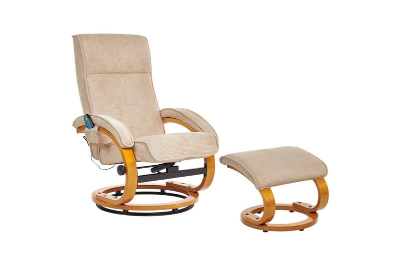 Hierontatuoli Hero - Beige, Vaalea puu - Huonekalut - Tuoli & nojatuoli - Nojatuoli & lepotuoli - Hierontatuolit