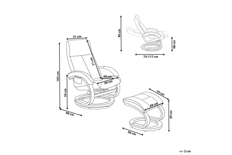Hierontatuoli Hero - Vaaleanbeige, vaaleaa puuta - Huonekalut - Tuoli & nojatuoli - Nojatuoli & lepotuoli - Hierontatuolit