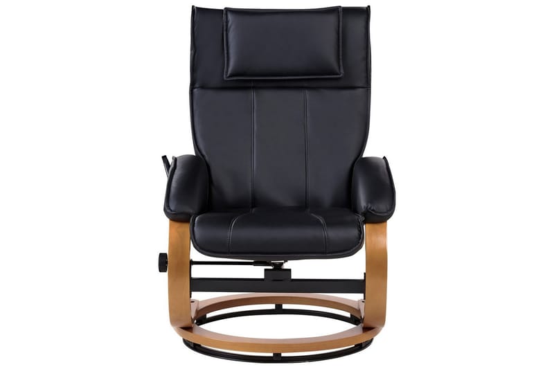 Hierontatuoli Majestic - Musta, vaalea puu - Huonekalut - Tuoli & nojatuoli - Nojatuoli & lepotuoli - Hierontatuolit