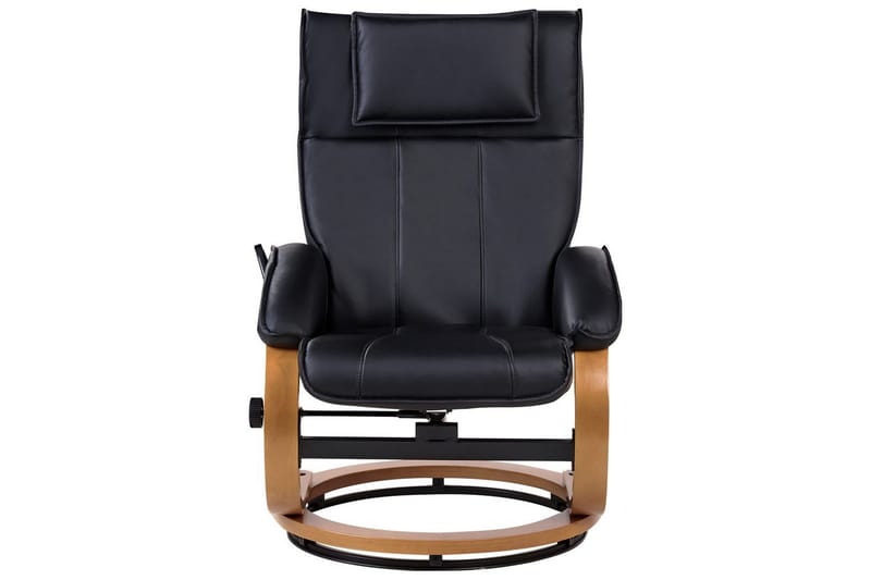 Hierontatuoli Majestic - Musta, vaalea puu - Huonekalut - Tuoli & nojatuoli - Nojatuoli & lepotuoli - Hierontatuolit