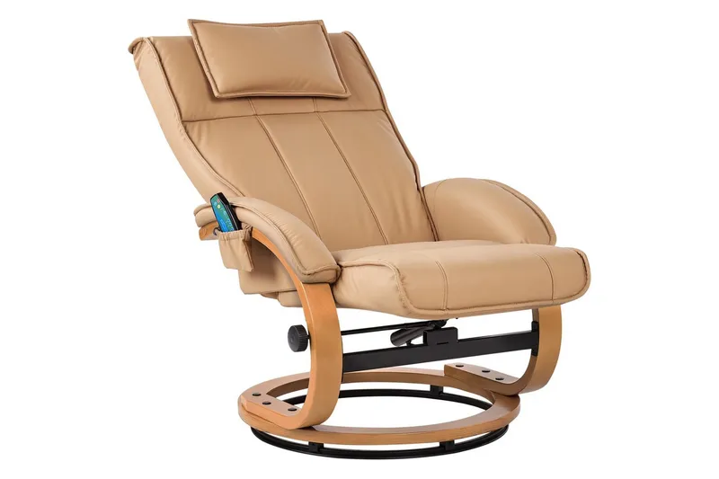 Hierontatuoli Majestic - Ruskea, vaalea puu - Huonekalut - Tuoli & nojatuoli - Nojatuoli & lepotuoli - Hierontatuolit