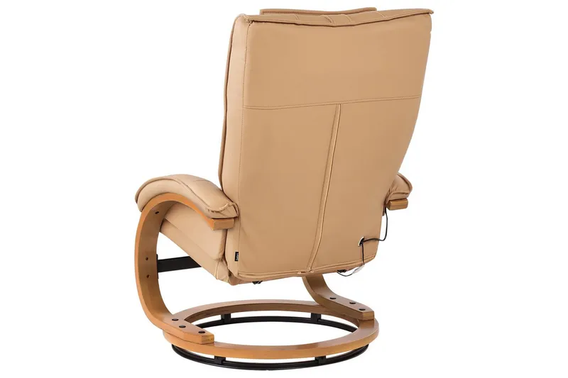 Hierontatuoli Majestic - Ruskea, vaalea puu - Huonekalut - Tuoli & nojatuoli - Nojatuoli & lepotuoli - Hierontatuolit