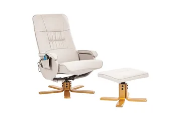 Hierontatuoli Relaxpro - Beige, Vaalea puu - Huonekalut - Tuoli & nojatuoli - Nojatuoli & lepotuoli - Hierontatuolit
