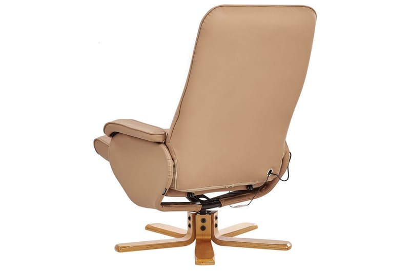 Hierontatuoli Relaxpro - Ruskea, vaalea puu - Huonekalut - Tuoli & nojatuoli - Nojatuoli & lepotuoli - Hierontatuolit