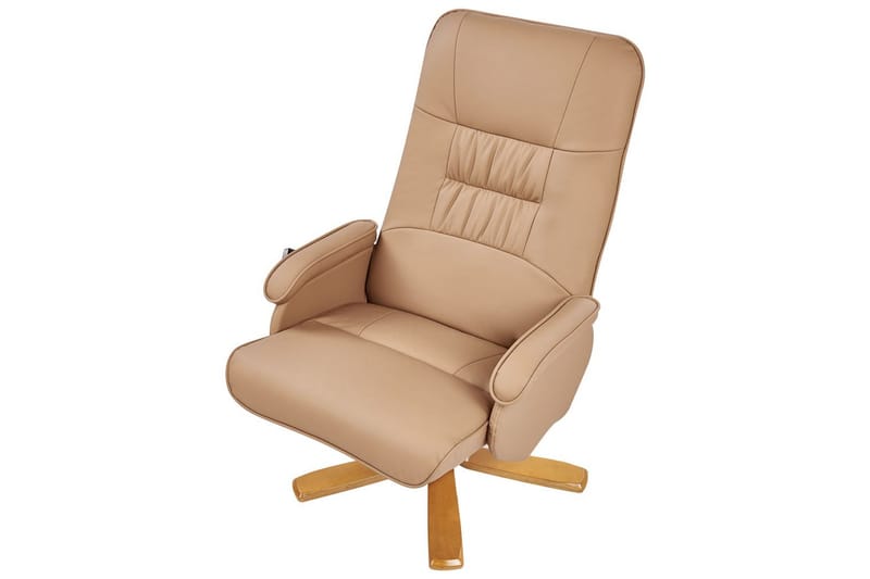 Hierontatuoli Relaxpro - Ruskea, vaalea puu - Huonekalut - Tuoli & nojatuoli - Nojatuoli & lepotuoli - Hierontatuolit