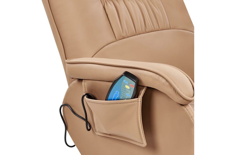 Hierontatuoli Relaxpro - Ruskea, vaalea puu - Huonekalut - Tuoli & nojatuoli - Nojatuoli & lepotuoli - Hierontatuolit