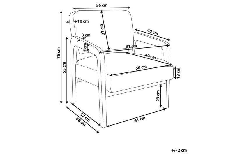 Nojatuoli Hjo - Huonekalut - Tuoli & nojatuoli - Nojatuoli & lepotuoli
