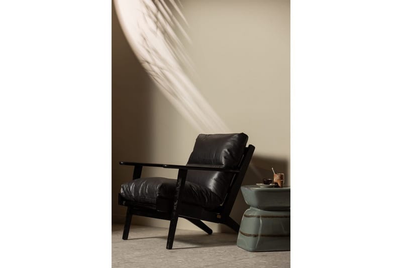 Nojatuoli Houston - Musta - Huonekalut - Tuoli & nojatuoli - Nojatuoli & lepotuoli