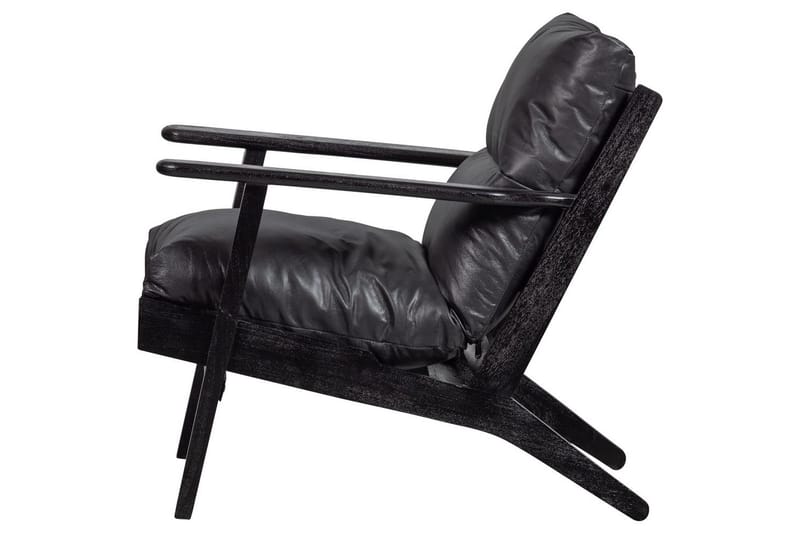 Nojatuoli Houston - Musta - Huonekalut - Tuoli & nojatuoli - Nojatuoli & lepotuoli