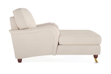 Howard Lyx klassinen divaaninojatuoli pyörillä kangasta - Beige - Huonekalut - Tuoli & nojatuoli - Nojatuoli & lepotuoli