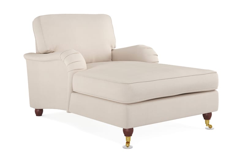 Howard Lyx klassinen divaaninojatuoli pyörillä kangasta, Beige
