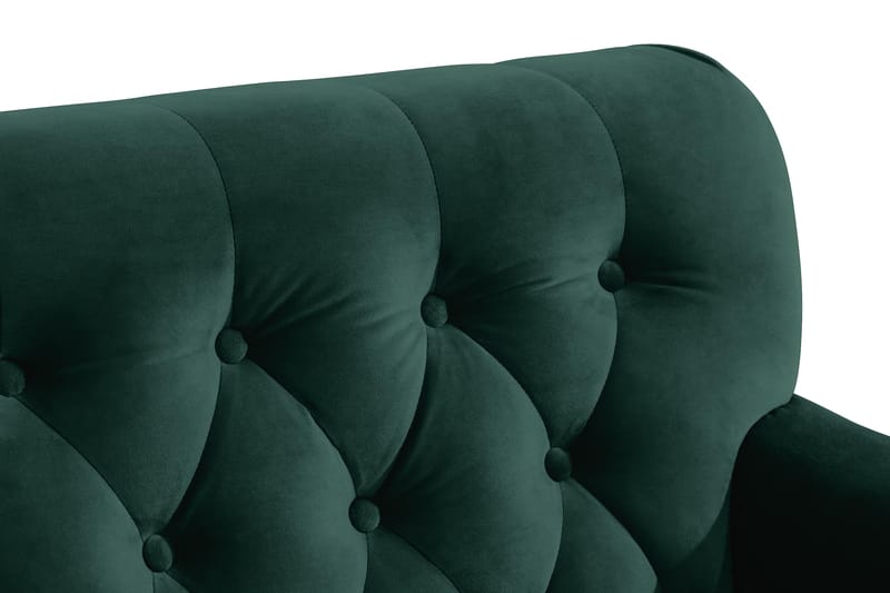 Nojatuoli jalkarahilla New Castle - Tummanvihreä - Huonekalut - Tuoli & nojatuoli - Nojatuoli & lepotuoli - Howard-nojatuolit